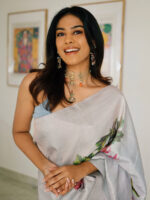 Floral Fusion  Saree - Image 2