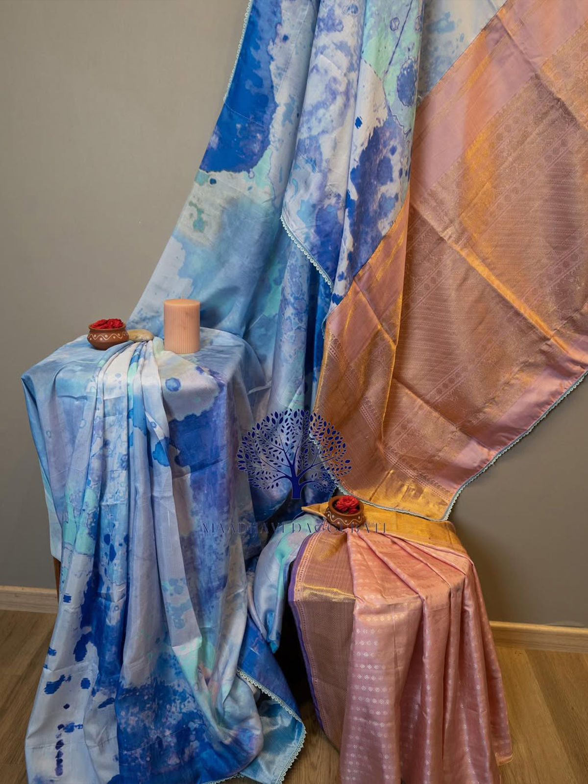 dsfgdgfg Blue Brush paint fusion - Image 1