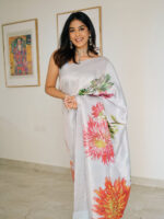 Floral Fusion  Saree