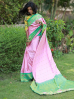 Kanjeevaram Fusion saree - Image 2