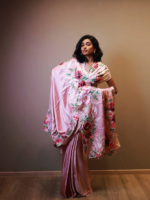 Bride floral Saree - Image 2