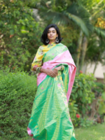 Kanjeevaram Fusion saree